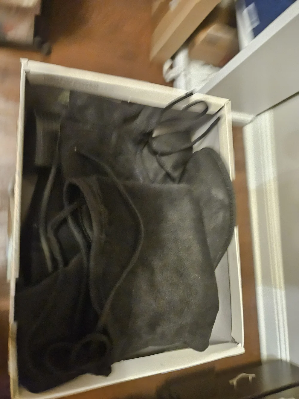 a new day Sidney Black Over-The-Knee Suede Boots Size 6.5 New In Box